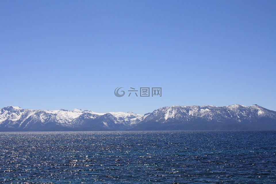 太浩湖,内华达州,山