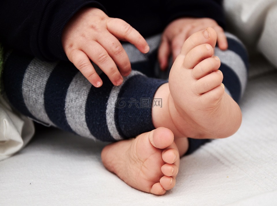 手,脚,婴儿