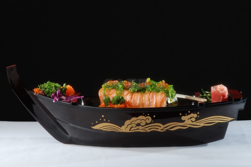 寿司船,午餐,晚餐