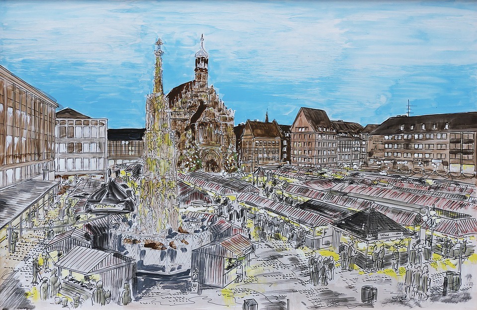 纽伦堡,主要市场,christkindlesmarkt