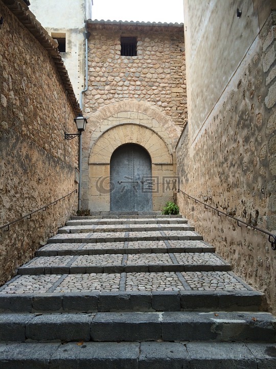马洛卡,修道院,铁扇门