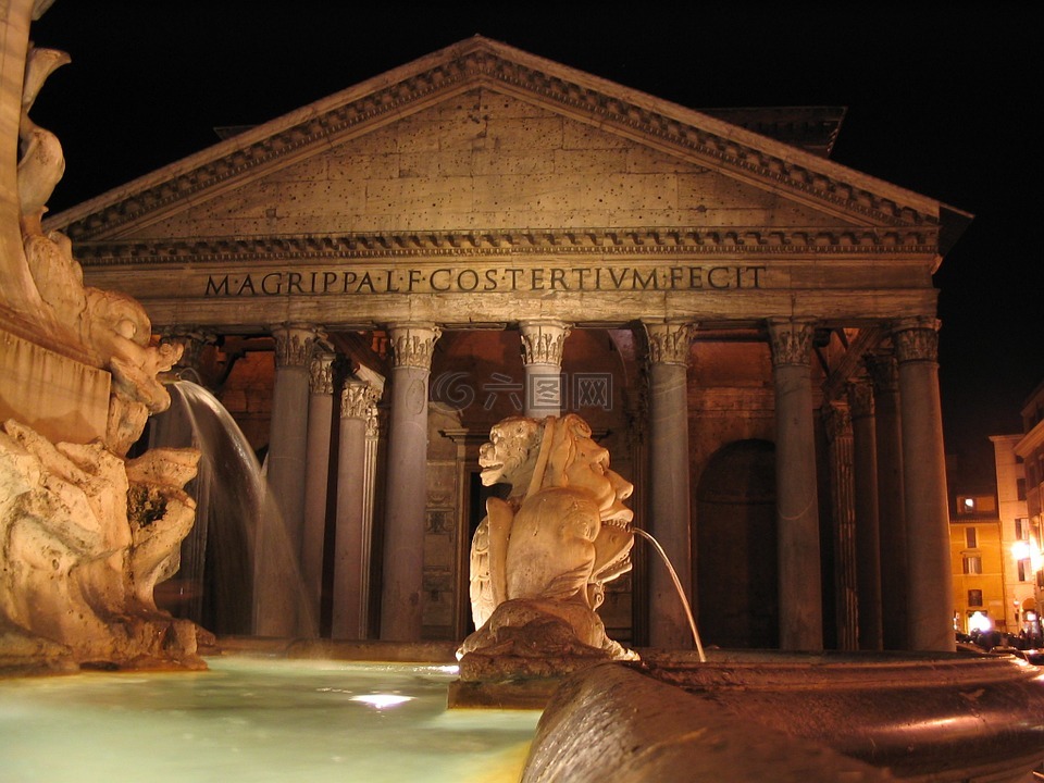 雕像,喷泉,罗马