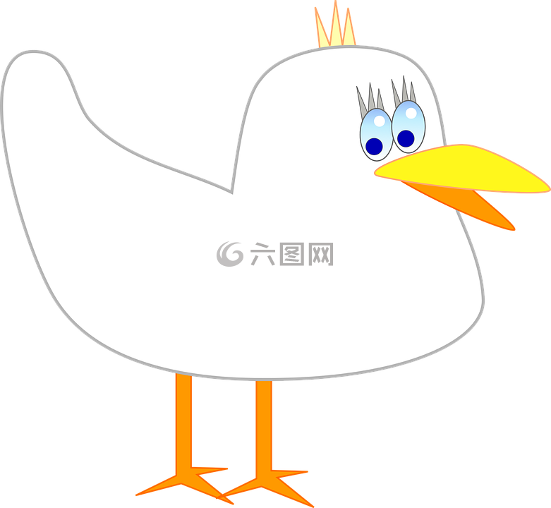 鸽子,卡通,动物