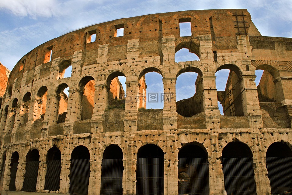 古罗马圆形竞技场,废墟,罗马
