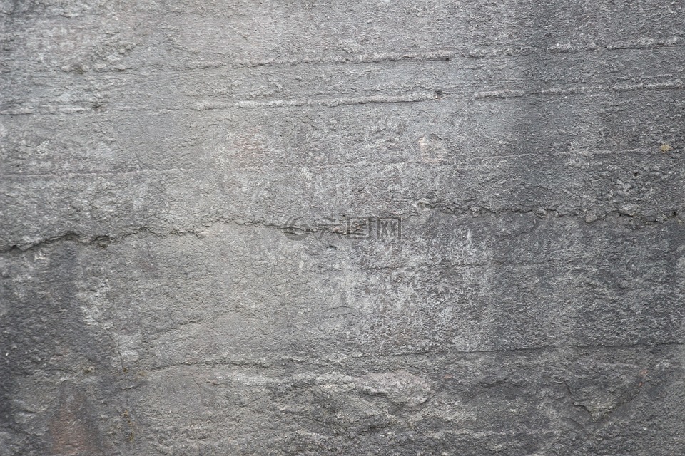 混凝土,墙,灰色