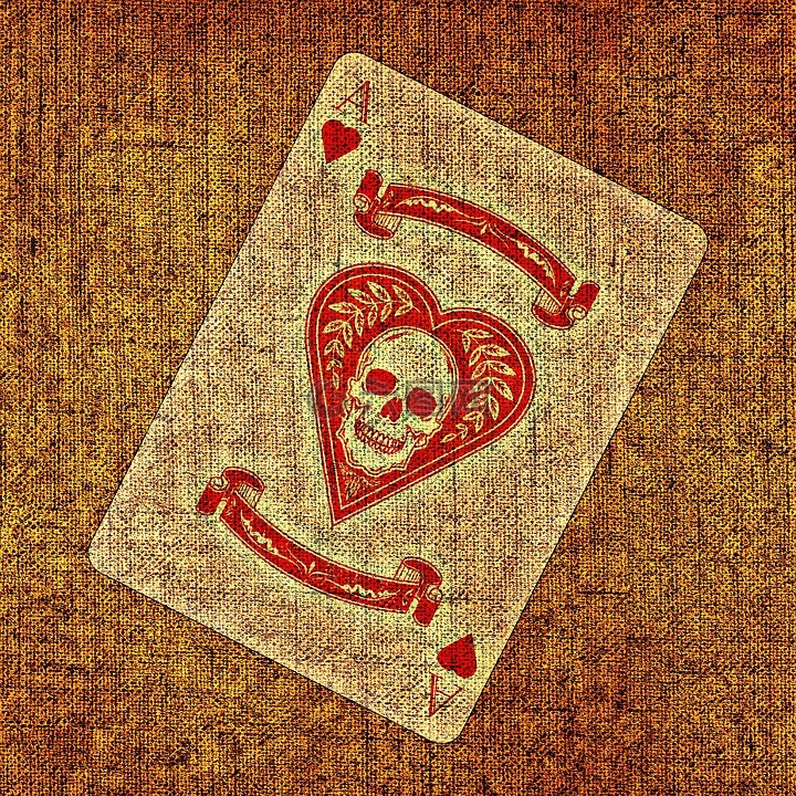 纸牌,ace,心脏