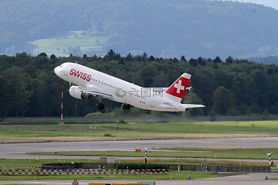 飞机,瑞士,瑞士航空公司