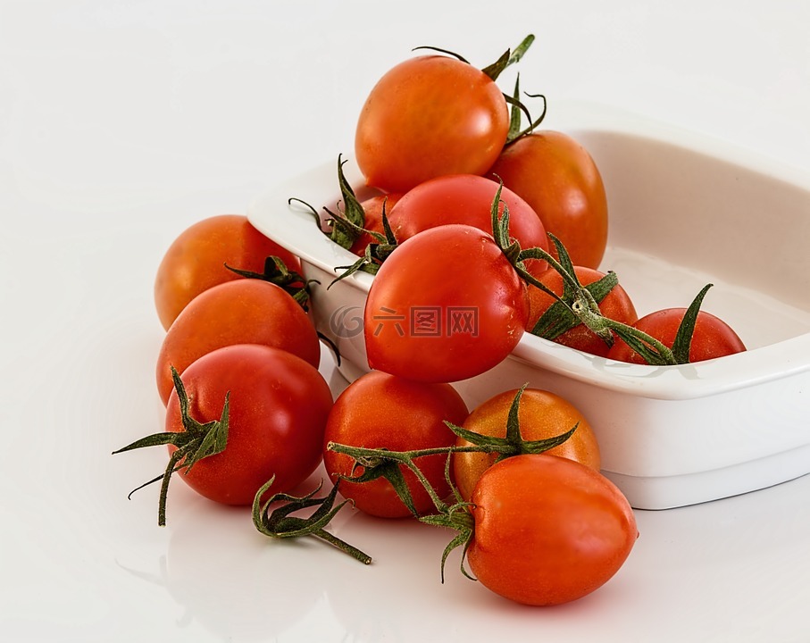 番茄,红色,新鲜