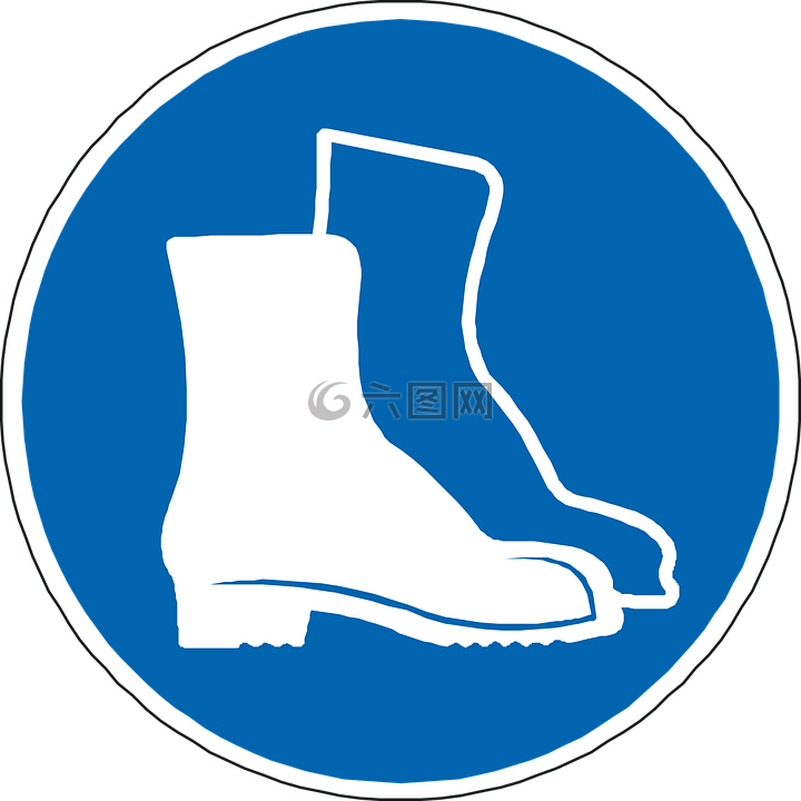 足部防护 靴子 蓝色高清图库素材免费下载 图片编号 六图网