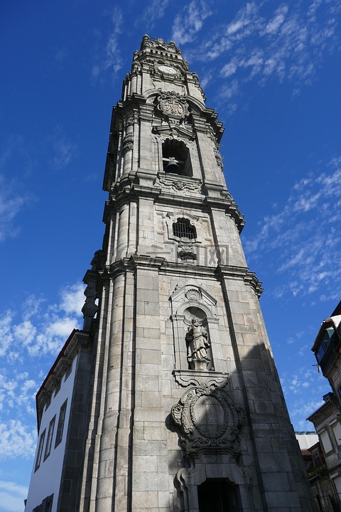 clérigos教堂塔,波尔图,葡萄牙