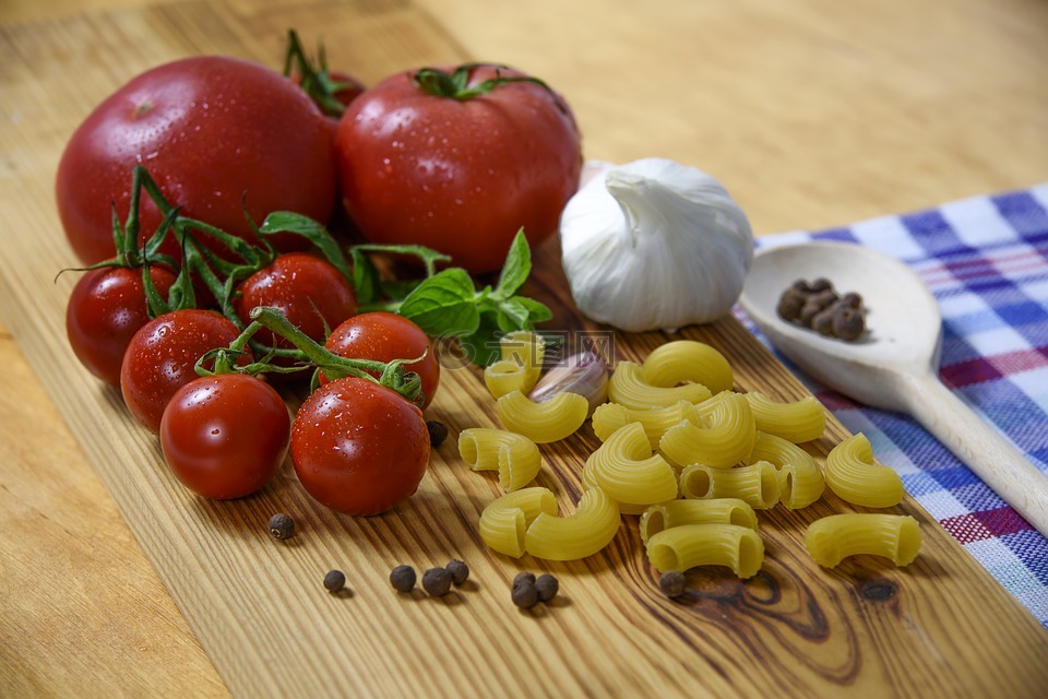 意大利菜,番茄,意大利面