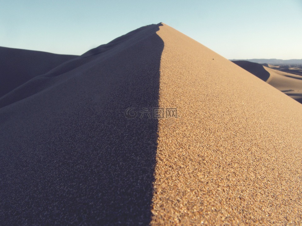 沙丘,沙漠,撒哈拉沙漠