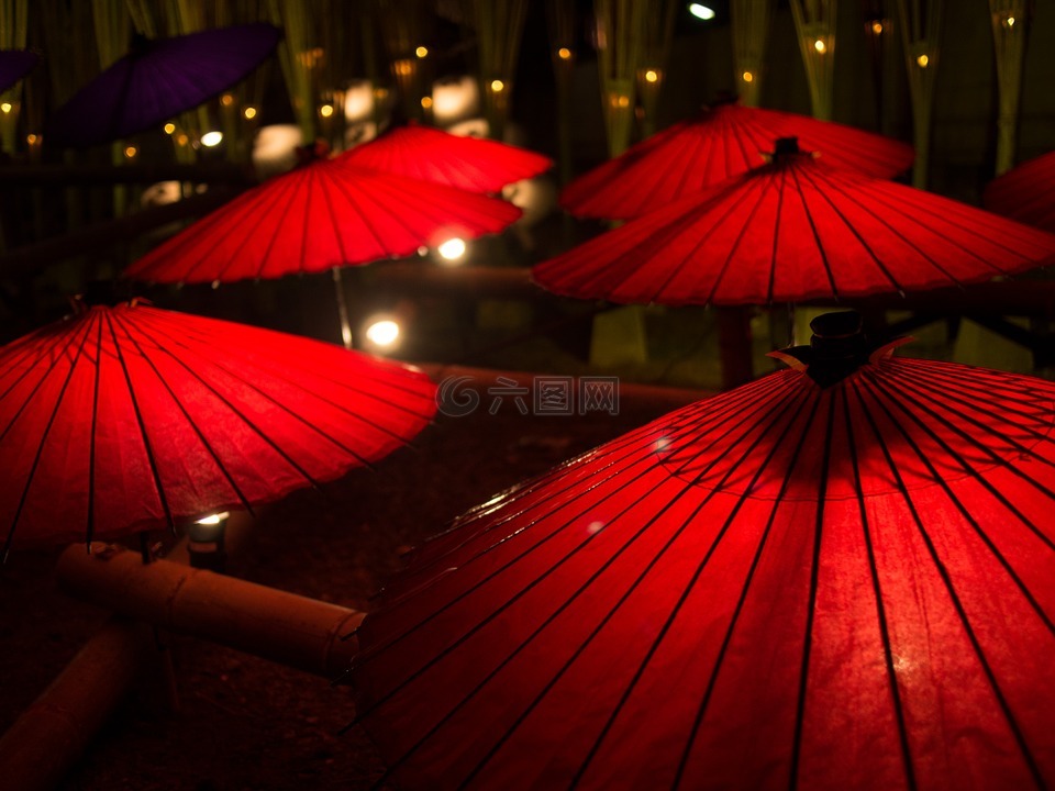 日本遮阳伞,伞,日本风格