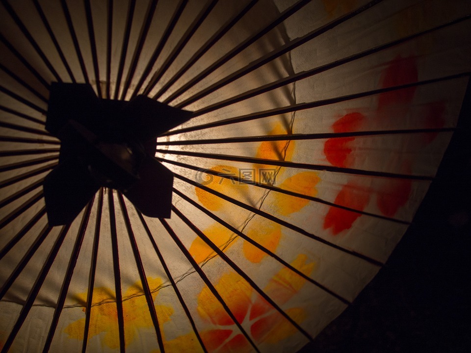 日本遮阳伞,伞,日本风格
