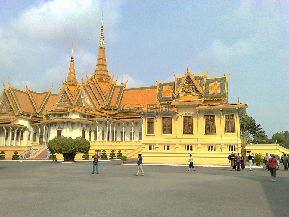金边,柬埔寨,皇家