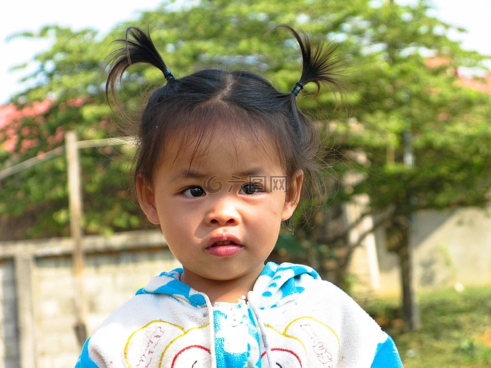 老挝,万荣,女孩