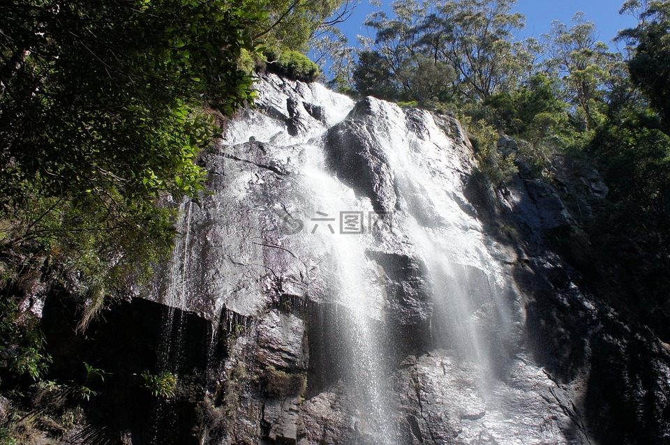 另一个瀑布,费力国家公园,澳大利亚昆士兰州