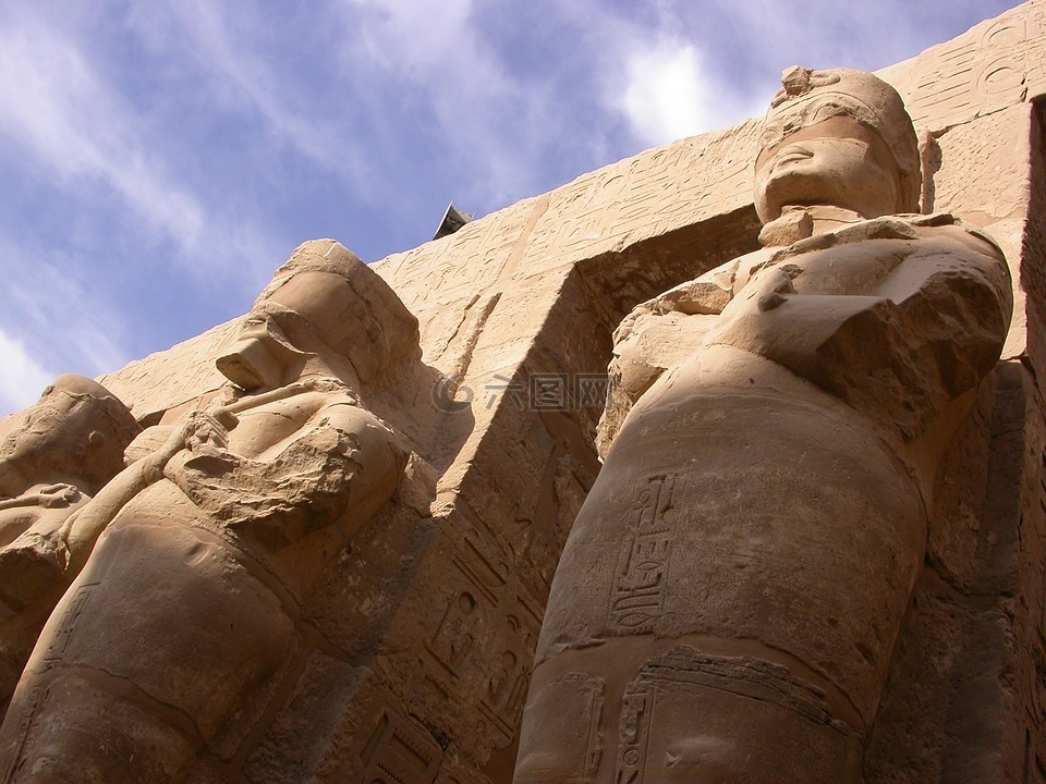 埃及,卢克索,庙