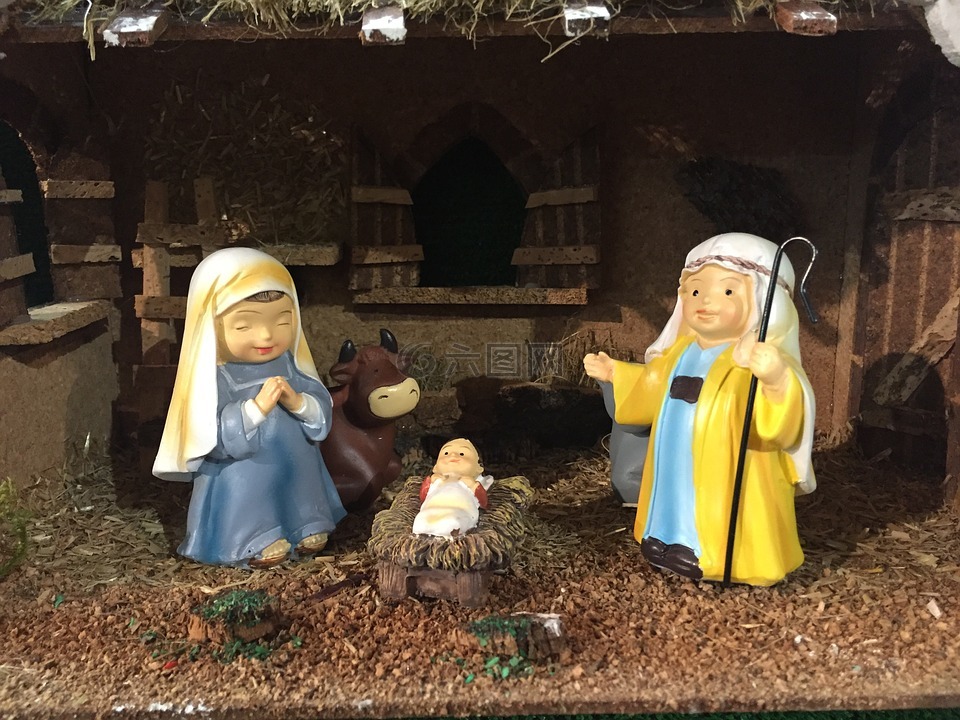马槽,圣诞节,耶稣
