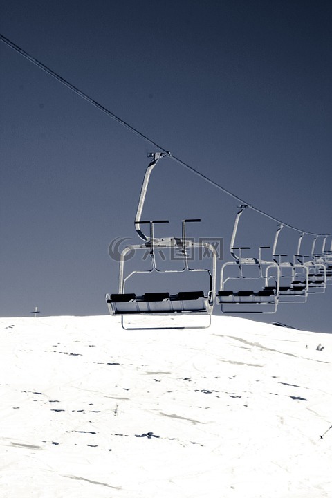 滑雪缆车,电梯,升降椅