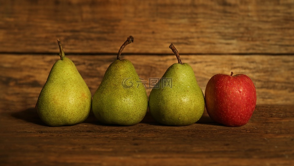 水果,梨,苹果