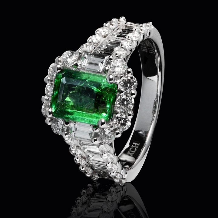 祖母绿,戒指,奢饰品