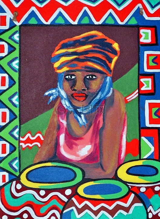 民族,非洲,艺术作品
