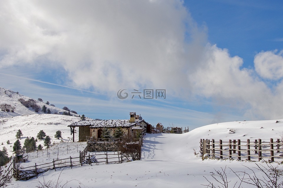 坎波托斯托,拉奎拉,雪