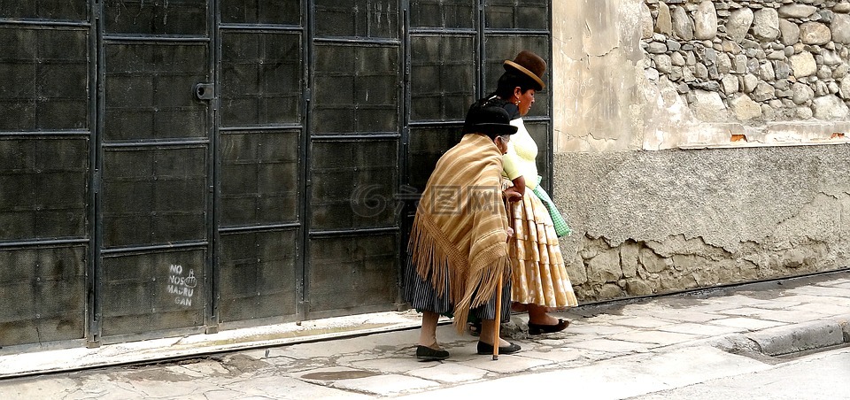 拉巴斯,玻利维亚,妇女