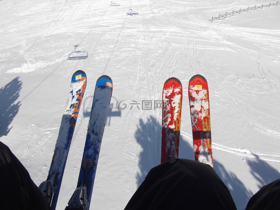 滑雪缆车,滑雪,滑雪板
