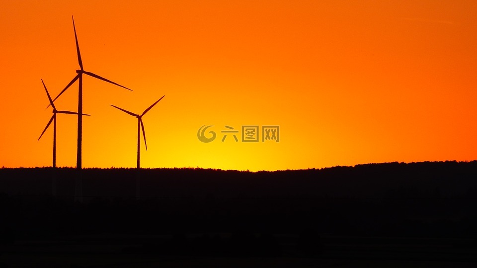 发电,能源生产,windräder