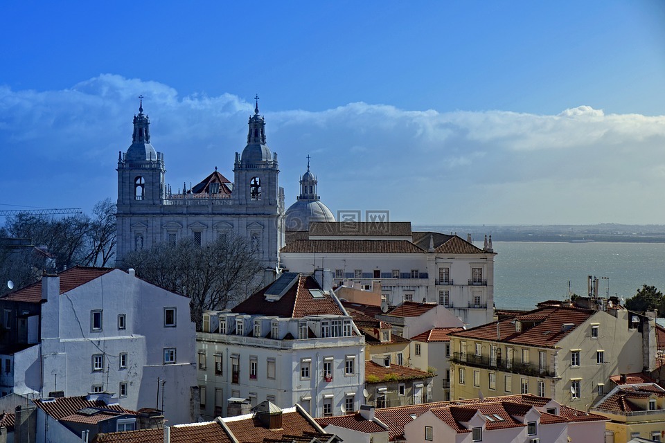里斯本,葡萄牙,圣乔治城堡