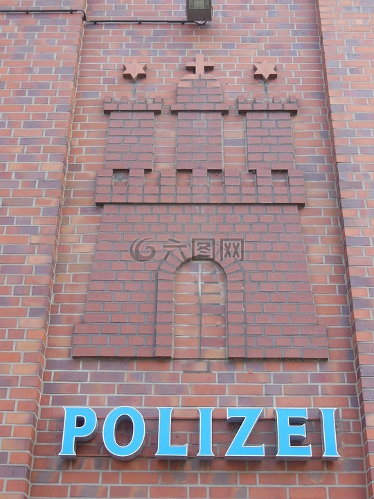 架构,汉堡,警方
