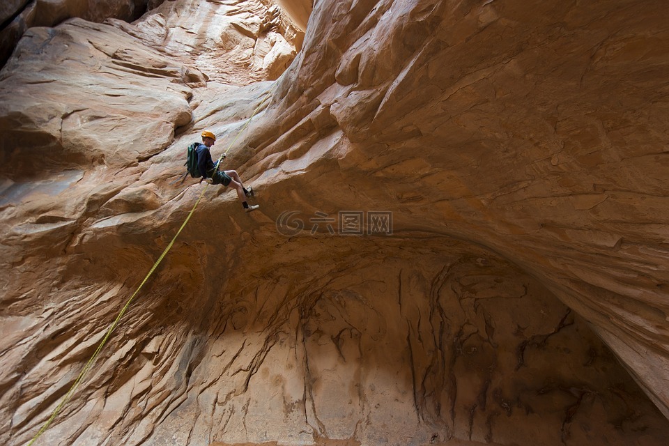 攀登,攀登、 下降,canyoneering