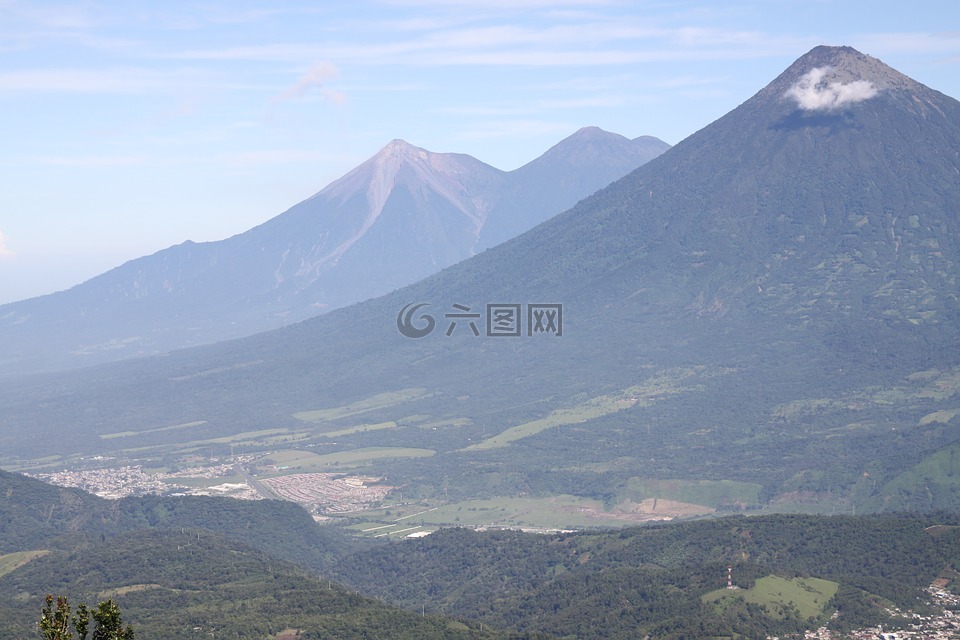 危地马拉,火山,中美洲