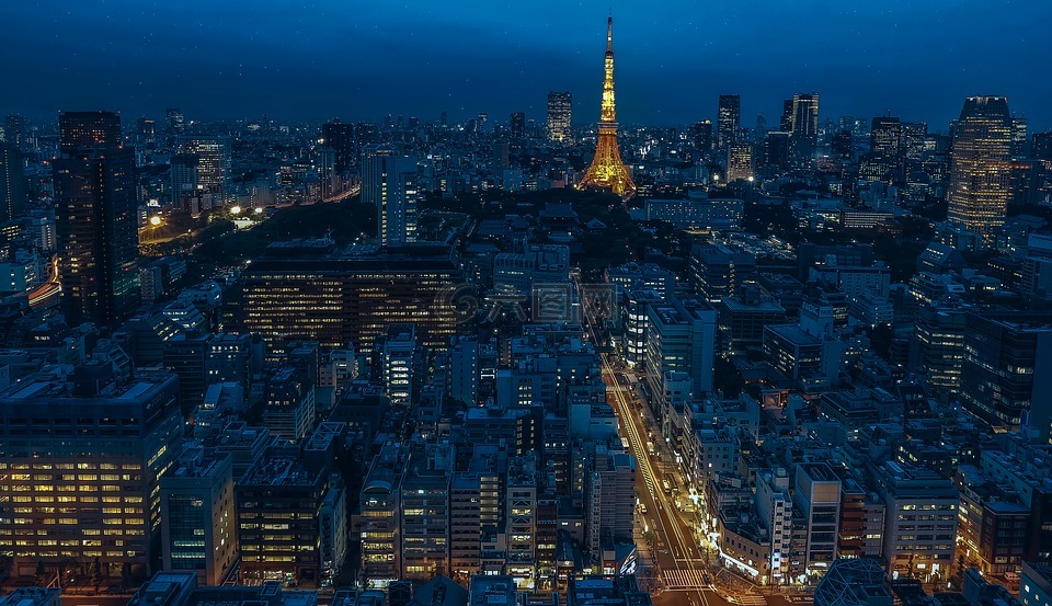 东京,日本,东京塔