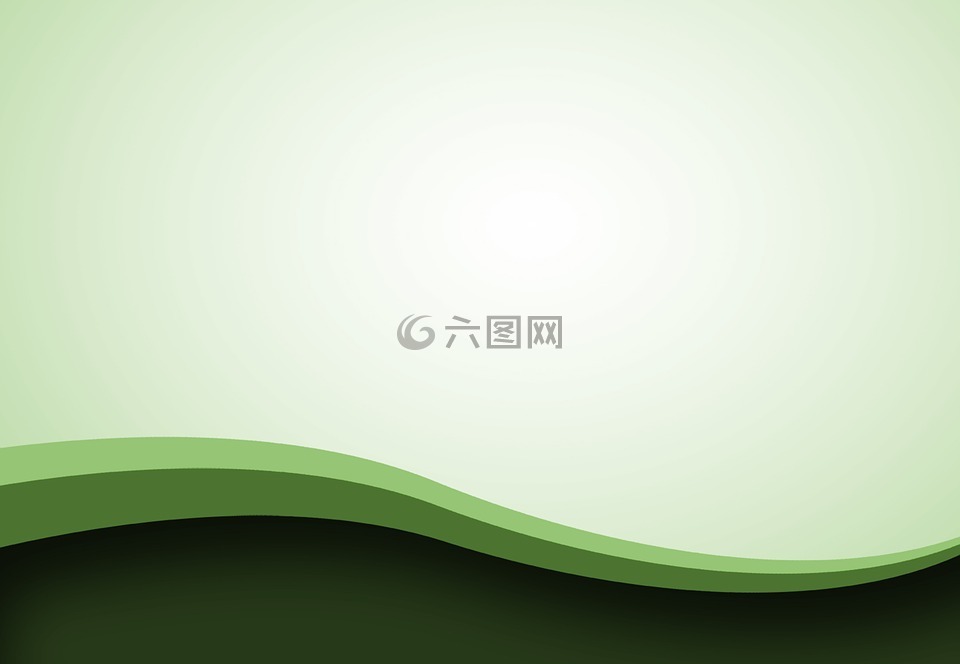 背景,绿色,绿波带设计