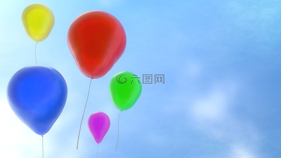 气球,颜色,庆祝活动
