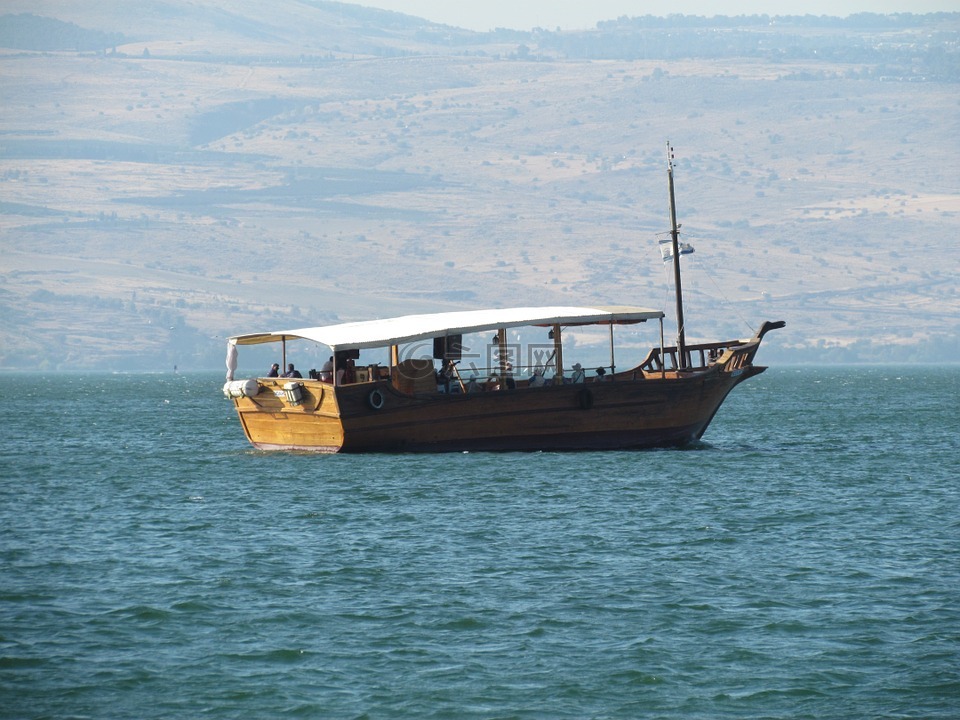 加利利,船,以色列