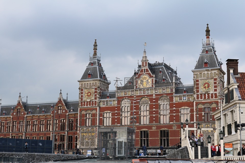 火车站，阿姆斯特丹,中央车站,阿姆斯特丹