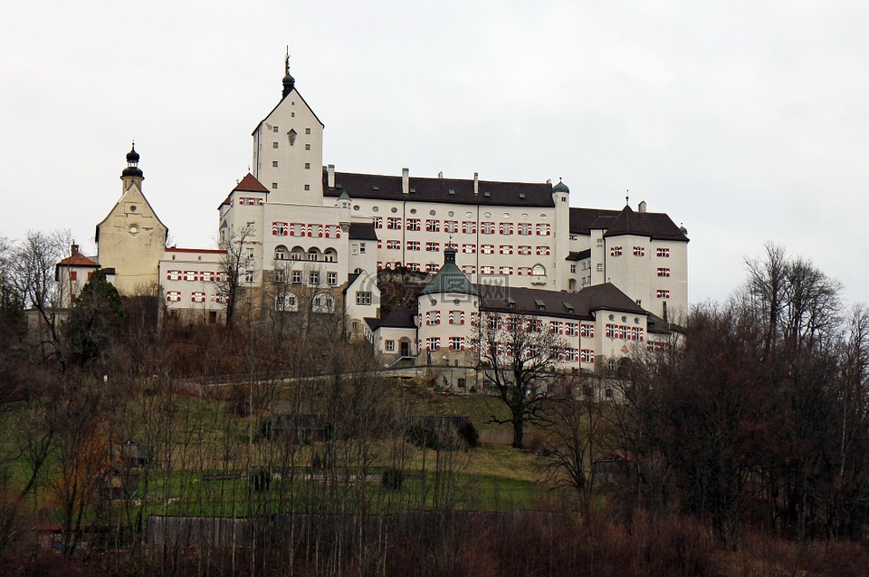 hohenaschau,城堡,高度堡