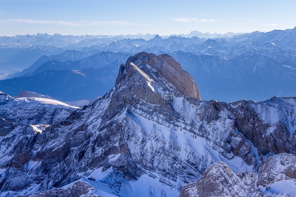 säntis,山,瑞士