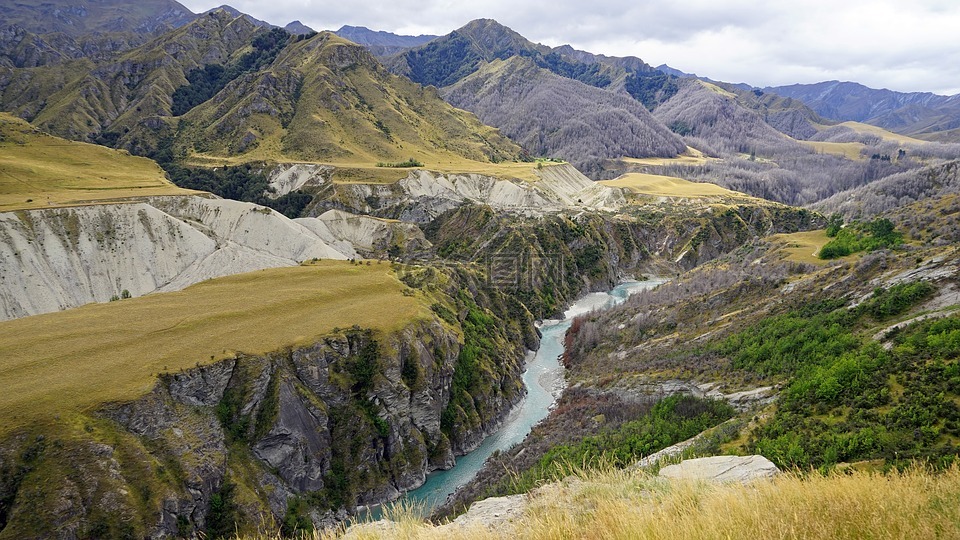 船长峡谷,拍摄过的河流,新西兰