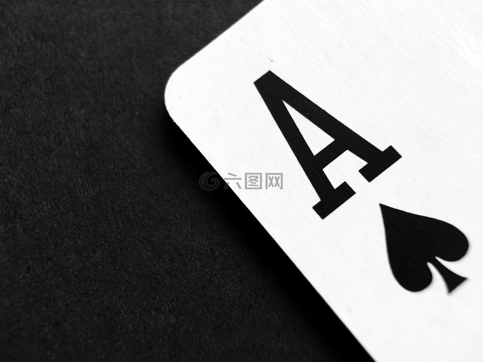 卡,扑克,ace