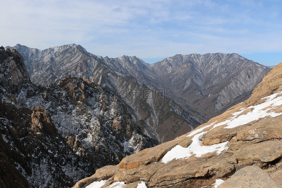 雪嶽山,山,風景