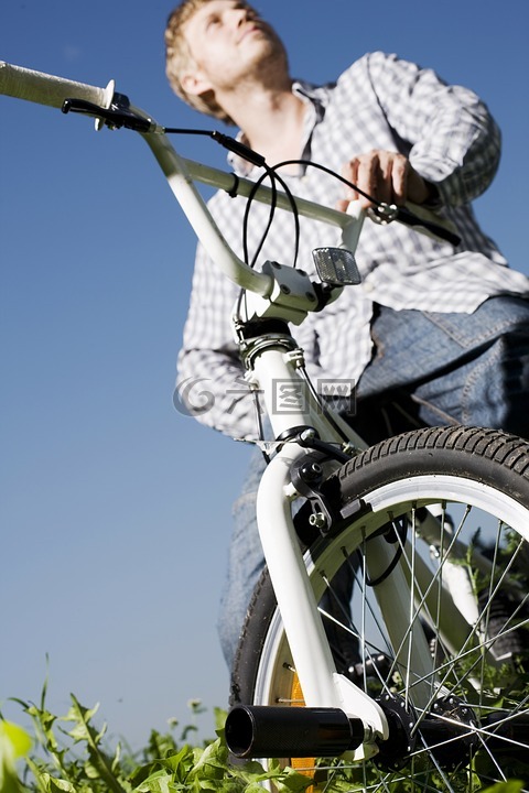 骑自行车者,骑自行车的人,小轮车