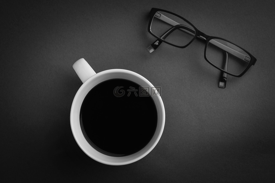 咖啡,眼镜,小样