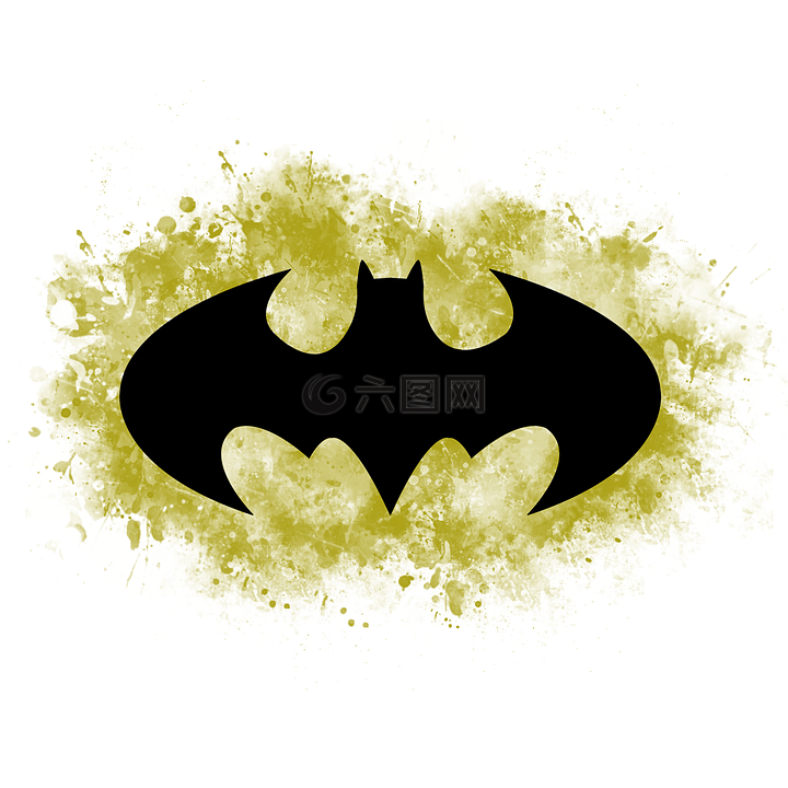 蝙蝠侠,标志,黑色