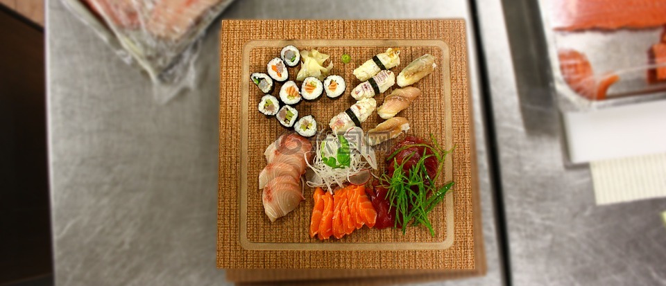 寿司,生鱼片,菜