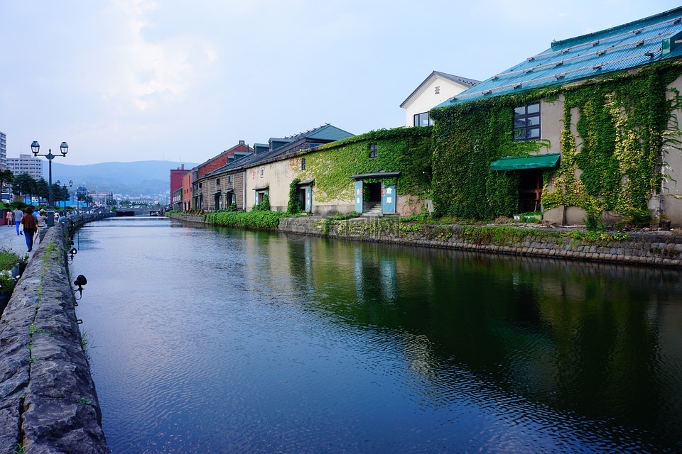 北海道,小樽,运河